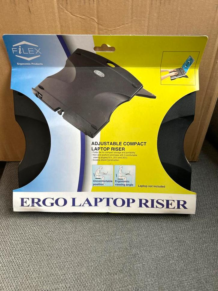 Filex Laptop Verhoger - Model 80360, Computers en Software, Laptopstandaarden, Nieuw, In hoogte verstelbaar, Ophalen of Verzenden