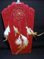 Dromen vanger +-8cm ring +- 35 cm lang rood/beige van kleur, Marktplaats@koningsieraden.nl, Verzenden, Nieuw, Wanddecoratie