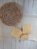 Vloerkleedje jute kussentjes muizenhuis, Ophalen of Verzenden, Poppenhuis