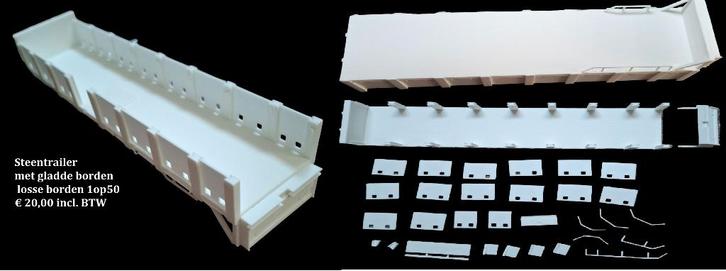 trailer kits, Hobby en Vrije tijd, Modelauto's | 1:50, Nieuw, Bus of Vrachtwagen, Ophalen of Verzenden