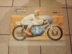 Wil Hartog TZ350 Yamaha poster 55x40cm, Ophalen of Verzenden