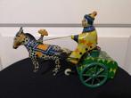 Blikken speelgoed - Clown met paard en wagen, Antiek en Kunst, Antiek | Speelgoed, Ophalen of Verzenden