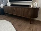 Jysk lyngvig tv meubel japandi donker bruin hout, Ophalen, Japandi, 150 tot 200 cm, Zo goed als nieuw