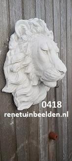 Leeuwen kop met en zonder waterslang., Ophalen, Nieuw, Beton, Waterornament