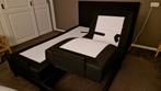 Elektrische Boxspring - 2 persoons 160x220, Huis en Inrichting, Ophalen, Zwart, Tweepersoons, 160 cm