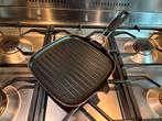 Le Creuset grillpan / pan / grilpan verzenden mogelijk, Huis en Inrichting, Keuken | Potten en Pannen, Ophalen of Verzenden, Gebruikt