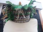 CARNAVAL, tooi, hoofdtooi, hoed, groen, Kleding | Dames, Ophalen of Verzenden, Gedragen, Carnaval, Accessoires