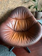 Label Hidde soft leren fauteuil, Huis en Inrichting, Fauteuils, Ophalen of Verzenden, Zo goed als nieuw, 75 tot 100 cm, Leer