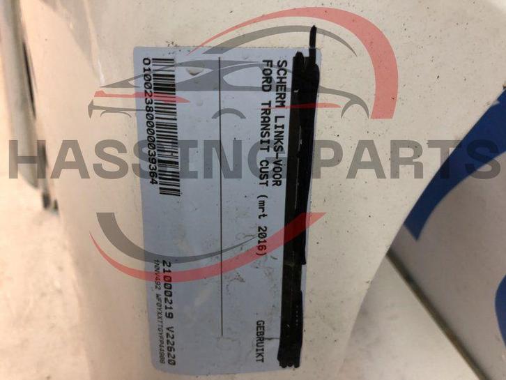 ford transit costum scherm linksvoor (2016), Auto-onderdelen, Carrosserie en Plaatwerk, Spatbord, Gebruikt, Ophalen of Verzenden
