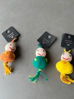 3 nieuwe gehaakte sleutelhanger popjes, Verzamelen, Sleutelhangers, Verzenden, Nieuw, Overige typen