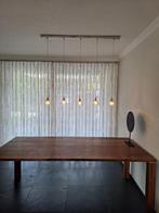 Hanglamp met 5 lampjes - za 15 nov ophalen, Huis en Inrichting, Lampen | Hanglampen, Ophalen, Gebruikt, Glas, Minder dan 50 cm