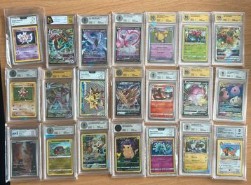 Vele pokemon kaarten en slabs te koop beschikbaar voor biedingen