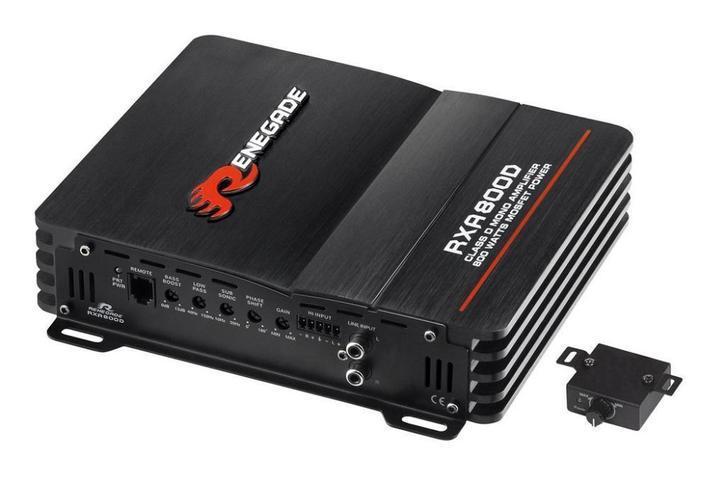 Renegade RXA-800D monoblock versterker 400 watts RMS 1 ohms, Auto diversen, Autospeakers, Nieuw, Ophalen of Verzenden