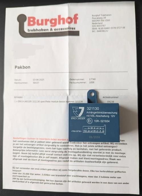 trekhaak module 321130, Auto-onderdelen, Trekhaken, Nieuw, Ophalen of Verzenden