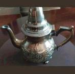 Mooie zilverkleurige Kan, marokkaans thee potje, Ophalen of Verzenden