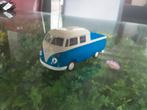 Welly volkswagen T1 pick-up dubbel cabine  bus, Ophalen of Verzenden, Zo goed als nieuw, Bus of Vrachtwagen
