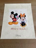 2 vintage Disney prenten Mickey en Winnie, Verzamelen, Disney, Ophalen of Verzenden, Mickey Mouse, Zo goed als nieuw