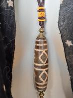 D60 Dzi - Tibetan old Agate "Diamond or Dorje Vajra", Ophalen of Verzenden