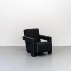 2 Cassina Utrecht fauteuil Zwart stof Nieuw