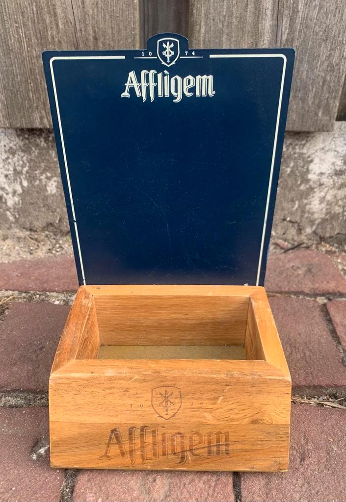 Affligem bierviltjes houder kaarthouder, Verzamelen, Biermerken, Zo goed als nieuw, Overige typen, Overige merken, Ophalen of Verzenden