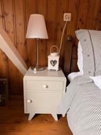 Handgemaakt nachtkastje vintage, Ophalen, Gebruikt, Minder dan 45 cm, Minder dan 55 cm