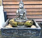 Set van Boeddhafontein, ronde plateau en Balinese waterbak, Tuin en Terras, Ophalen, Beton, Waterornament