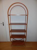 Bookcase - 5 Tiers - Wood & Metal - Brown - 70 x 30 x 180cm, Ophalen, 50 tot 100 cm, Zo goed als nieuw, 150 tot 200 cm