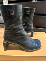 Tommy Hilfiger Leren Laarzen Vierkante Neus Maat 36, Kleding | Dames, Schoenen, Ophalen of Verzenden, Zo goed als nieuw, Zwart