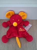 Knuffeldoekje muis Tiamo Kandeel Collection rood oranje L600, Ophalen of Verzenden, Zo goed als nieuw, Overige typen