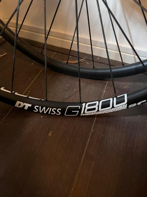 DT Swiss G1800 Spline disc wielset, Fietsen en Brommers, Fietsonderdelen, Zo goed als nieuw, Racefiets, Wiel, Ophalen of Verzenden