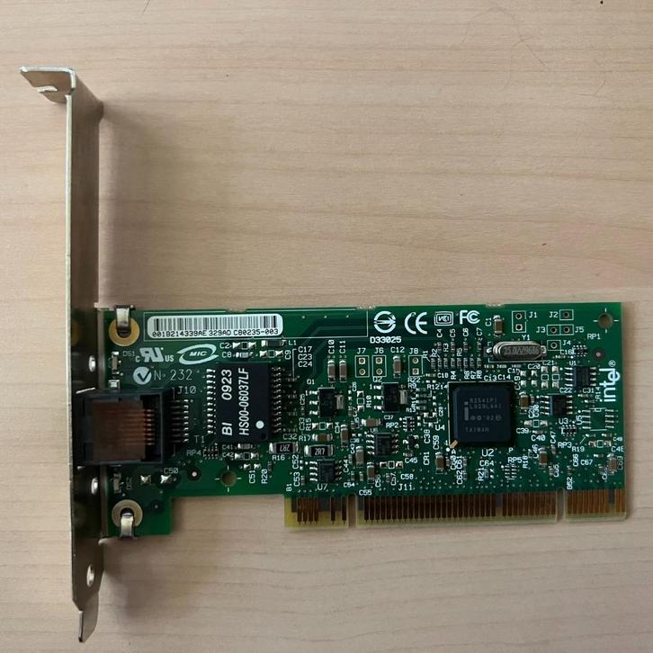INTEL Pro/1000 GT Ethernet Desktop PCI-adapter, Computers en Software, Netwerkkaarten, Zo goed als nieuw, Intern, Ophalen of Verzenden