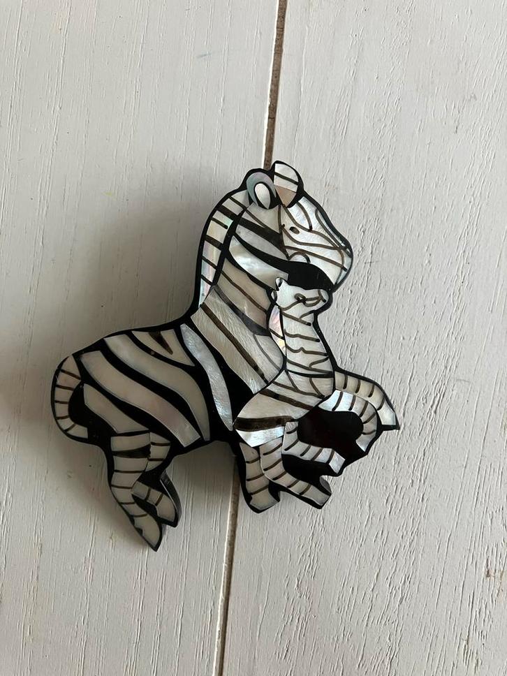 Unieke Zebra Haarklem, Sieraden, Tassen en Uiterlijk, Uiterlijk | Haarverzorging, Nieuw, Ophalen of Verzenden