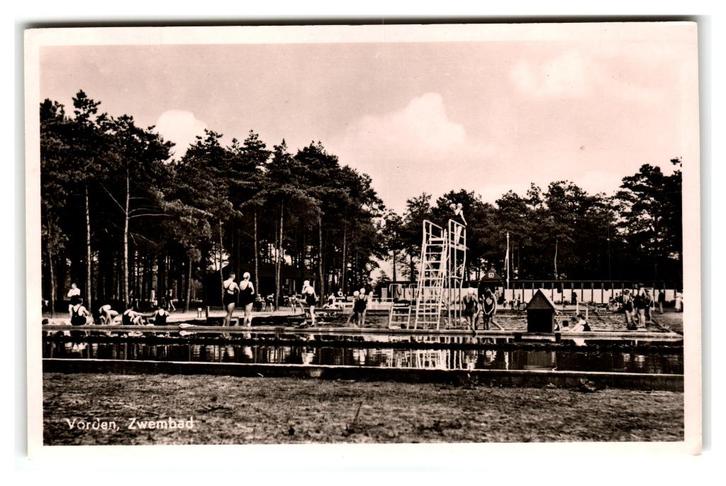 Vorden, Zwembad, Verzamelen, Ansichtkaarten | Nederland, Ongelopen, Gelderland, 1940 tot 1960, Verzenden