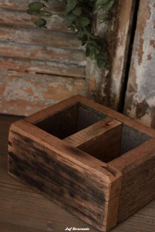 Bakje truckbodywood, pennenbakje, sober hout, opberger, Huis en Inrichting, Woonaccessoires | Overige, Nieuw, Ophalen of Verzenden