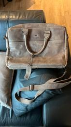Echt als nieuw leren laptoptas van Micmacbags, Computers en Software, Laptoptassen, Ophalen of Verzenden, 15 inch, Zo goed als nieuw