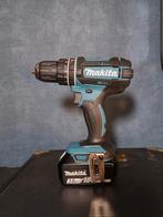 Makita DHP482 Klopboormachine met Accu en Lader, Doe-het-zelf en Verbouw, Gereedschap | Boormachines, Ophalen, Zo goed als nieuw