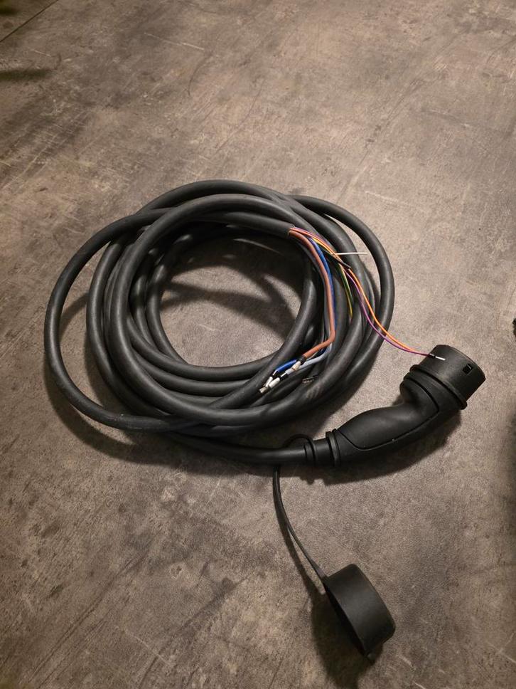 Ratio	Premium	Laadkabel	type	2	naar	open	eind	-	3	fase	32A, Auto diversen, Laadpalen, Gebruikt, Laadkabel, Ophalen of Verzenden
