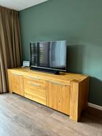 Goossens - Eiken Dressoir Quint, Huis en Inrichting, Ophalen, Eikenhout, Zo goed als nieuw, 200 cm of meer