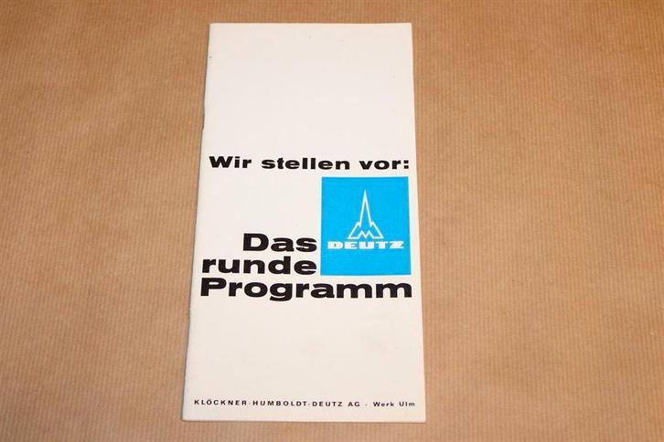 Zeldzame catalogus - Deutz vrachtwagens - 1968 !!, Boeken, Vervoer en Transport, Zo goed als nieuw, Tractor en Landbouw, Ophalen of Verzenden