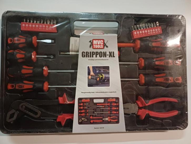 MWC Tools Grippon XL 30-delige Schroevendraaierset, Doe-het-zelf en Verbouw, Gereedschap | Handgereedschap, Nieuw, Ophalen of Verzenden