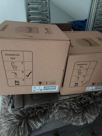 2x Nieuwe QlimaRad Ventilatie - Keuken & Badkamer beschikbaar voor biedingen