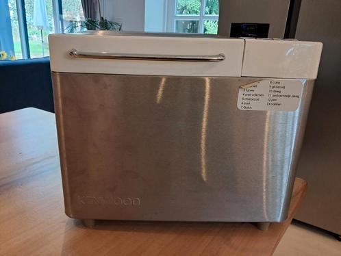 Kenwood broodbak machine compleet., Witgoed en Apparatuur, Broodbakmachines, Gebruikt, Met timer, 400 tot 800 gram deeg, Kijkvenster