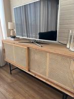 Rotan Japandi Xenos Houten Dressoir Opberg Kast, Huis en Inrichting, Ophalen, Zo goed als nieuw, 25 tot 50 cm