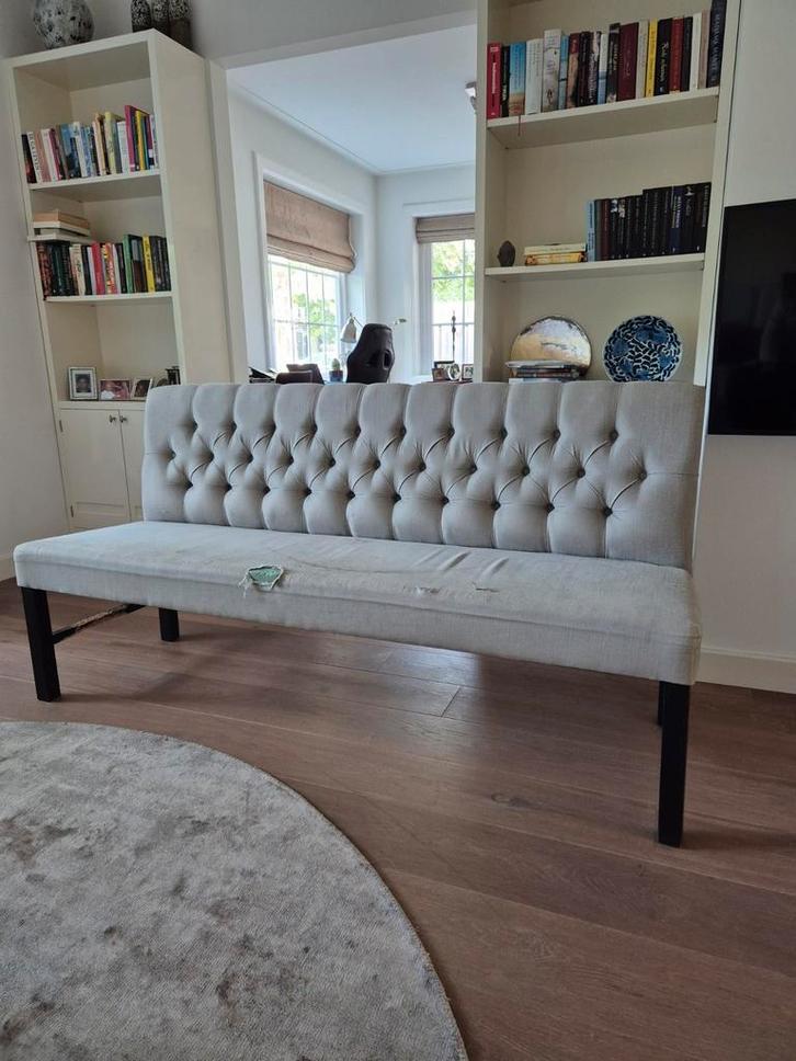 Zitbankje voor bij de eettafel, Huis en Inrichting, Banken | Sofa's en Chaises Longues, Gebruikt, Tweepersoons, Ophalen of Verzenden