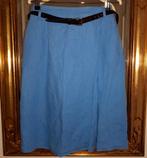 Nieuwe blauwe linnen rok L skirt 40 Barnett & Barnett, Blauw, Maat 42/44 (L), Nieuw, Ophalen of Verzenden