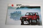 Folder Suzuki Sj 413/410 (circa 1988) (23), Ophalen of Verzenden, Nieuw, Overige merken