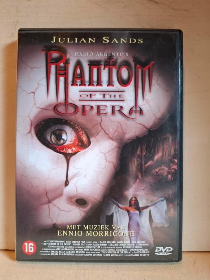 Phantom of the Opera 1998 Julian Sands Horror Fantasy DVD, Cd's en Dvd's, Dvd's | Horror, Zo goed als nieuw, Spoken en Geesten