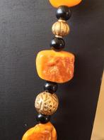 Barnsteen amber git geluk beschermt sjamaan magie eyecatcher, Nieuw, Ophalen of Verzenden, Steen of Mineraal, Met edelsteen