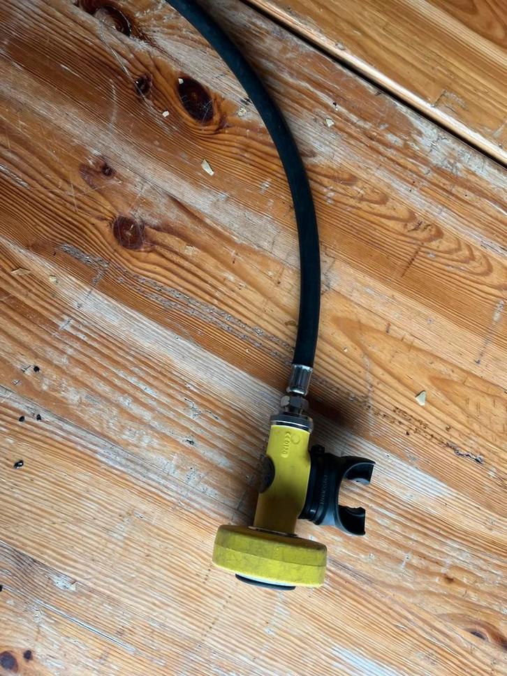 Poseidon Cyklon 2e Trap Ademautomaat Geel, Watersport en Boten, Duiken, Gebruikt, Ophalen of Verzenden