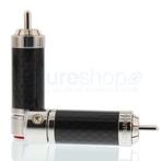 Furutech CF-102 Rhodium RCA 4 stuks, Ophalen of Verzenden, Gebruikt, Minder dan 2 meter, Interlink-kabel